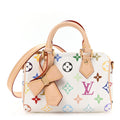 LV X TM Monogram Multicolor Nano Speedy White