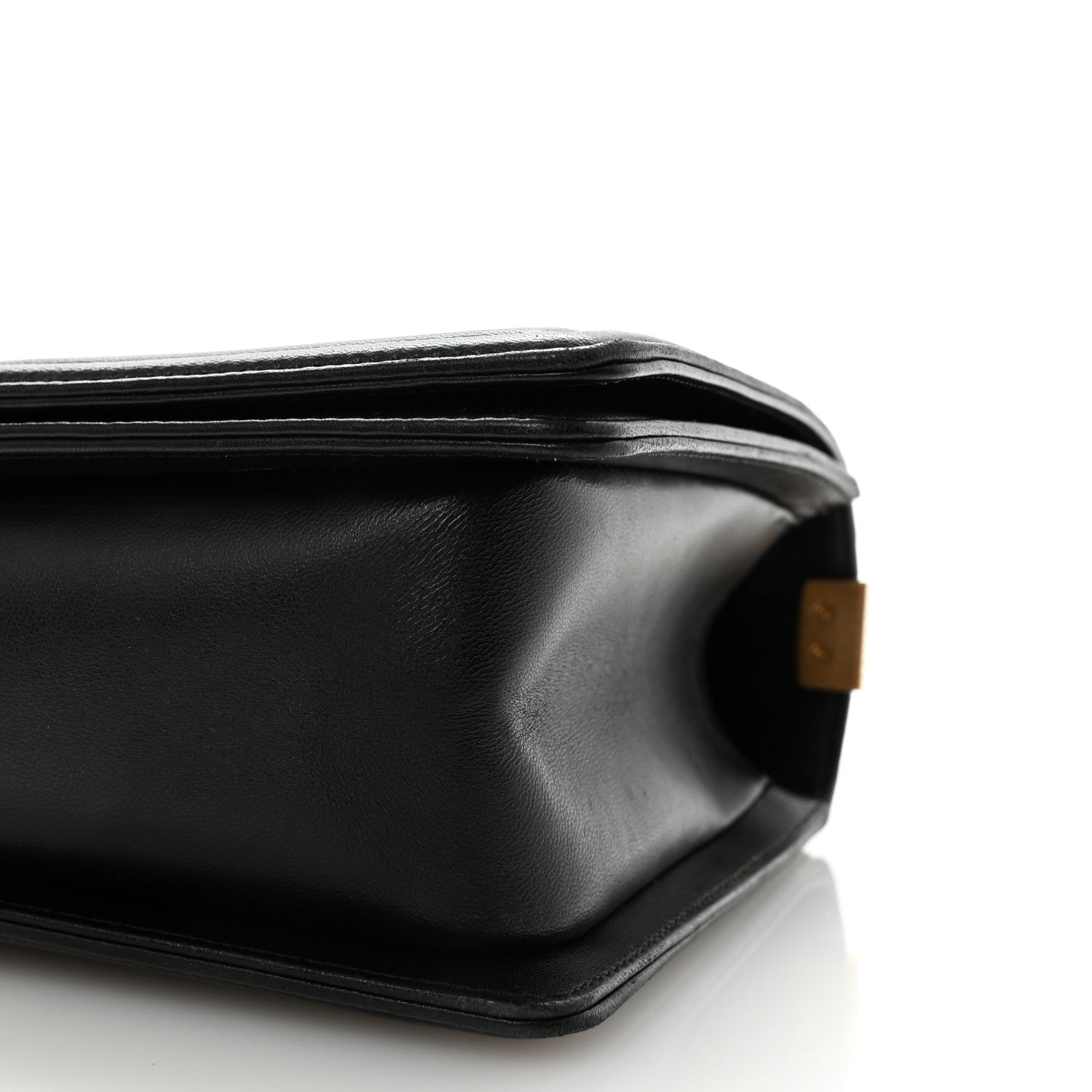 Lambskin Quilted New Medium Boy Flap Black