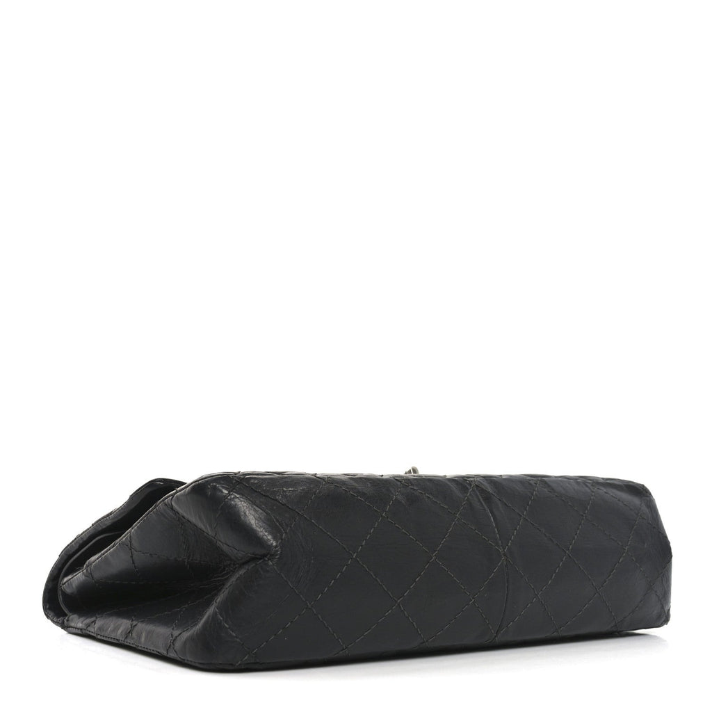 Aged Calfskin Quilted 2.55 Reissue 226 Flap Grey