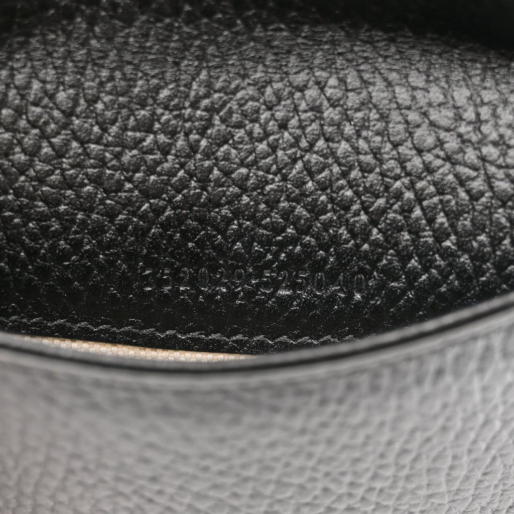 Dollar Calfskin Crystal Mini Dionysus Top Handle Bag Black Crystal