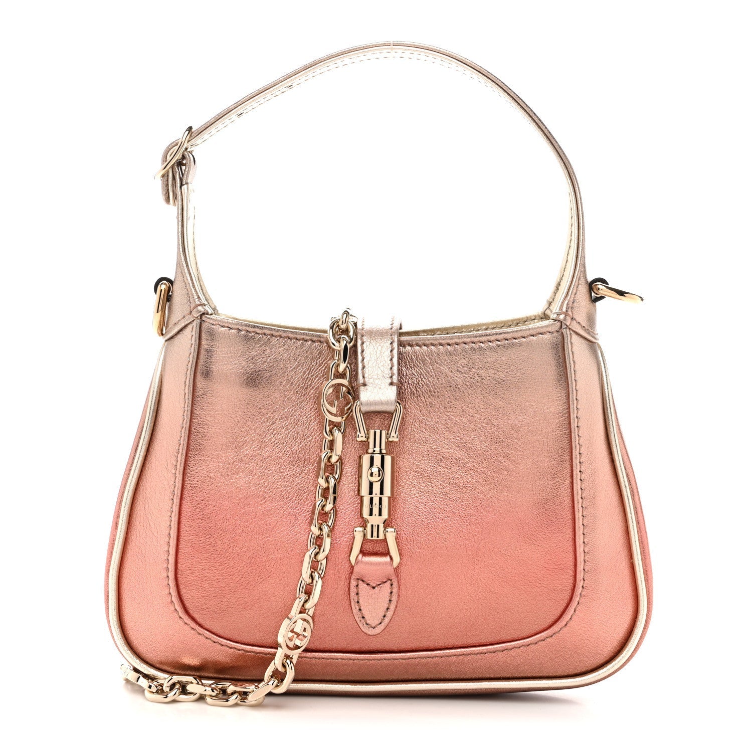 Metallic Faded Nappa Mini Jackie 1961 Copper