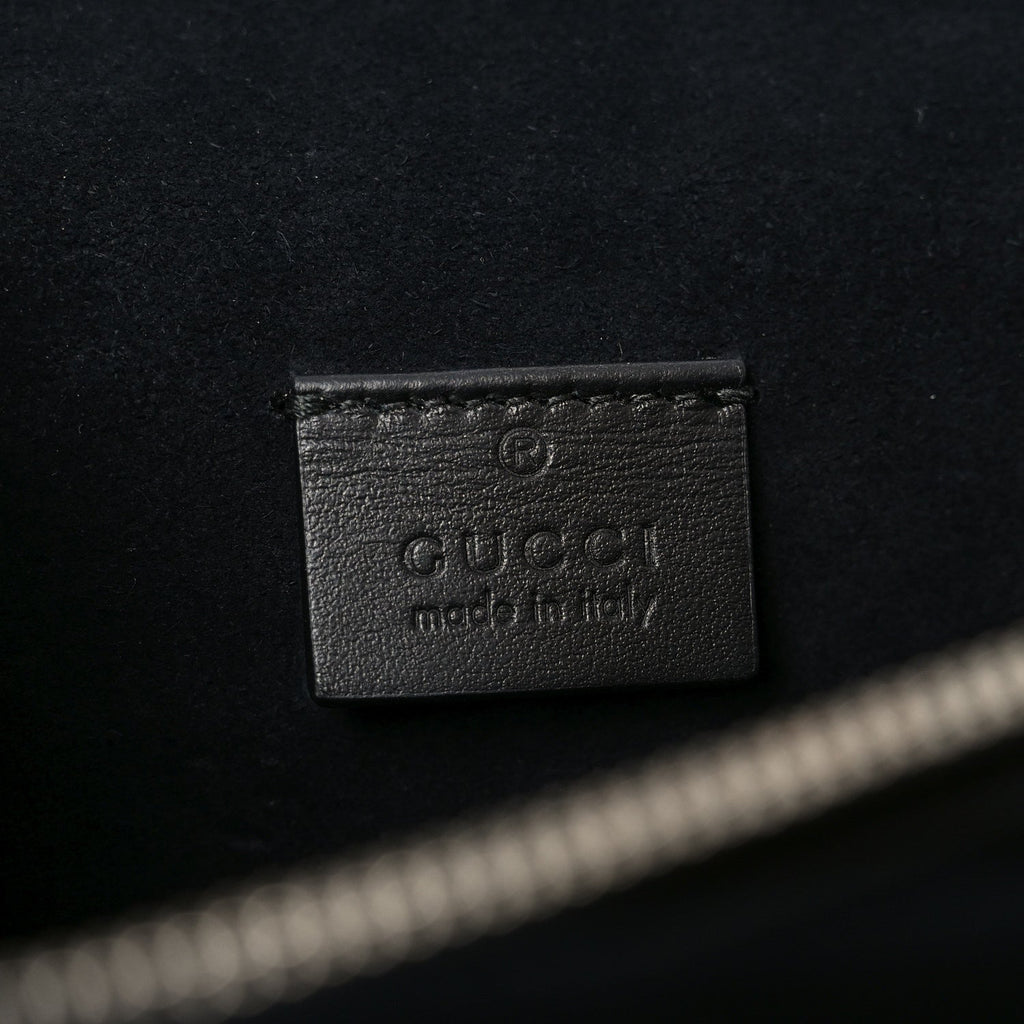 GG Supreme Monogram Small Dionysus Shoulder Bag Black