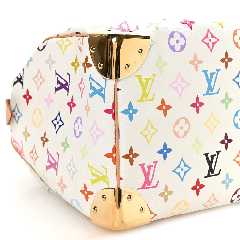 Monogram Multicolor Speedy 30 White