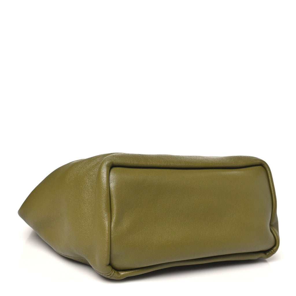 Mellow Nappa Small Squeeze Bag Olive