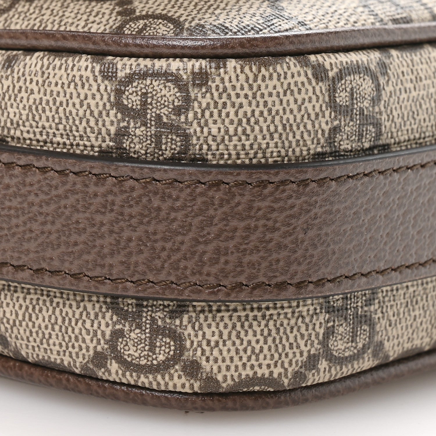 GG Supreme Monogram Web Mini Ophidia Flap Shoulder Bag Brown