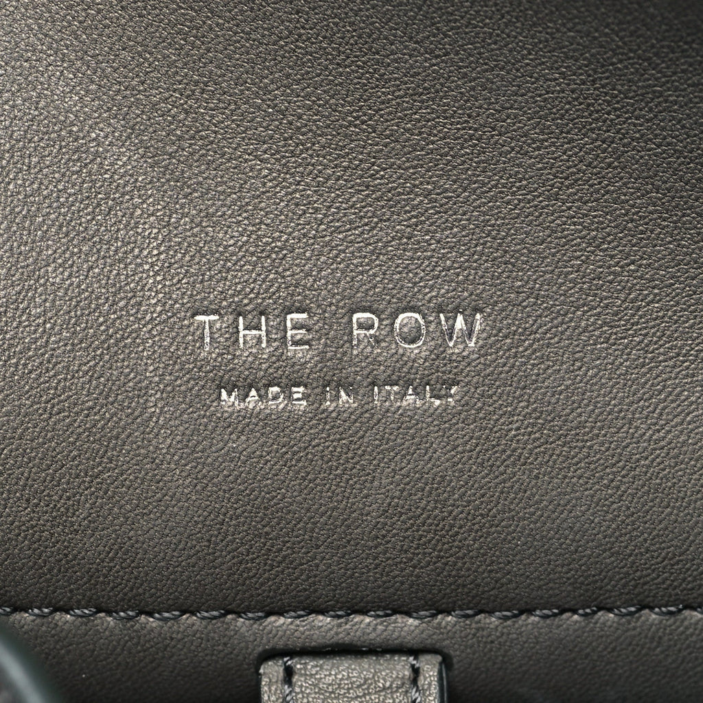 Polished Saddle Calfskin Soft Margaux 10 Bag Koala Grey