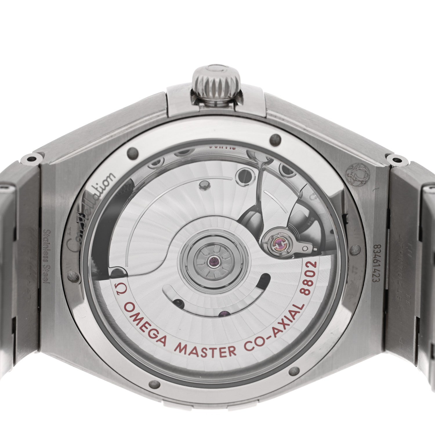 Stainless Steel Diamond 34mm Constellation Co-axial Master Chronometer Automatic Watch Blue 131.10.34.20.53.001