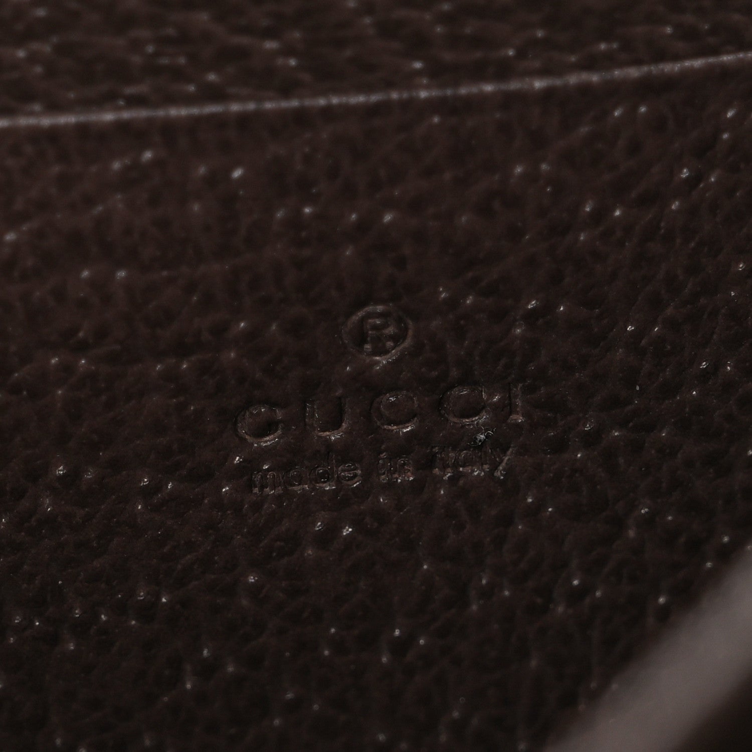 Monogram Jumbo GG Textured Dollar Calfskin Mini Dionysus Chain Wallet Camel Ebony New Acero