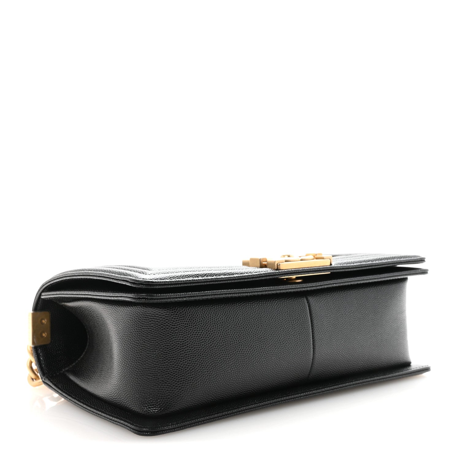 Caviar Quilted Medium Boy Flap Black