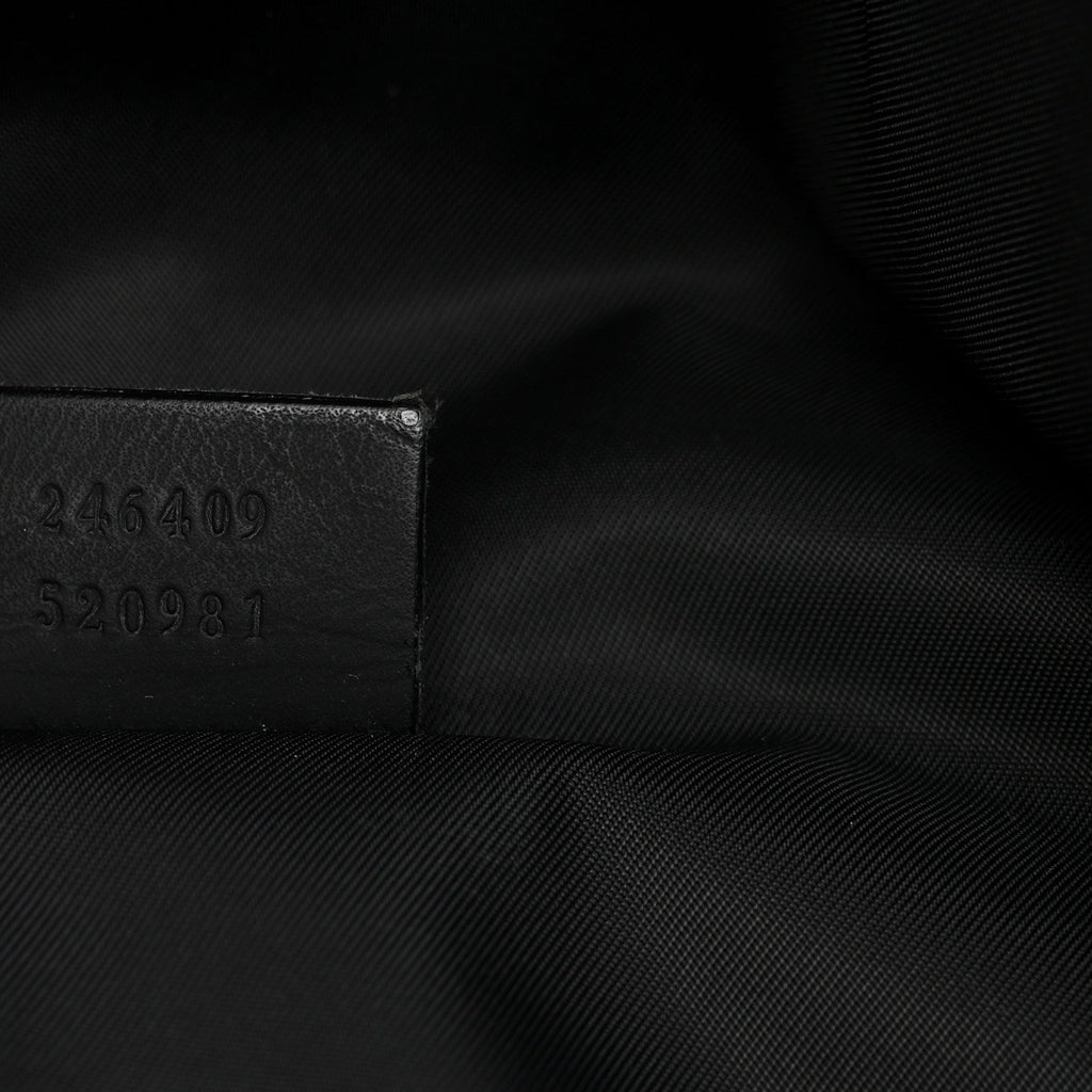Guccissima Web Belt Bag Black