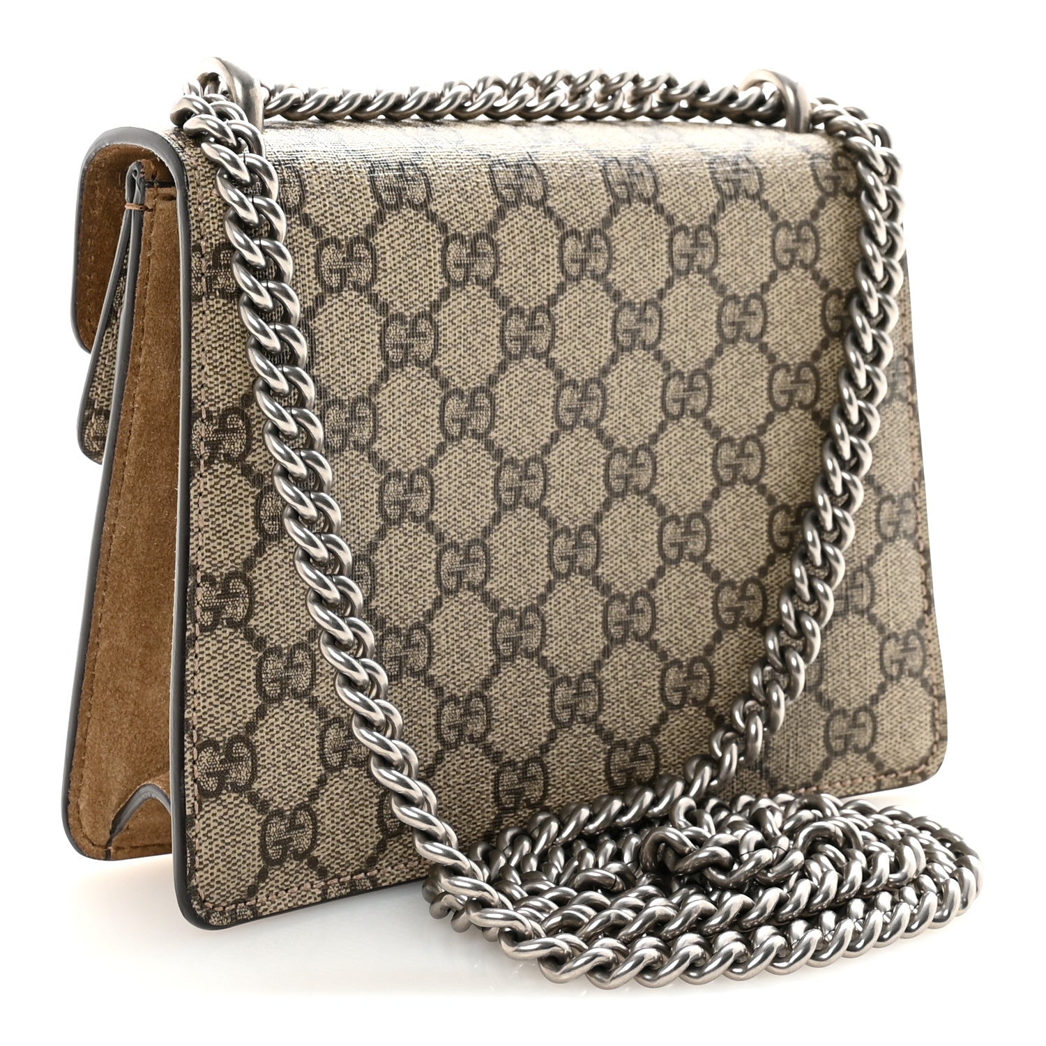 GG Supreme Monogram Mini Dionysus Shoulder Bag Taupe