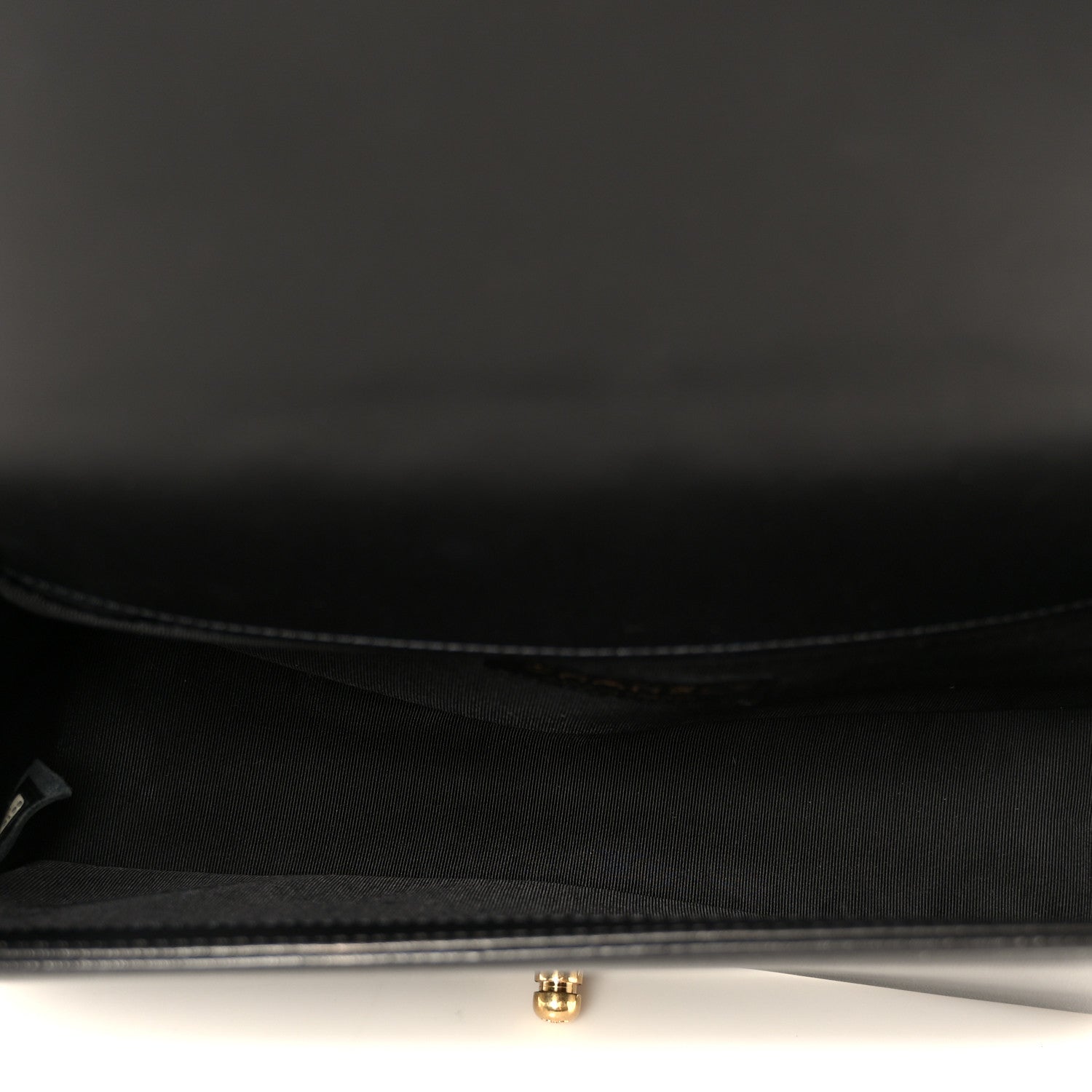 Lambskin Quilted Medium Boy Flap Black