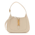 Boarded Dyana Lux Calfskin Small Jackie 1961 Hobo Mystic White