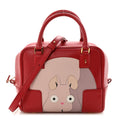 X SPIRITED AWAY Calfskin Bo Mouse Amazona 19 Red