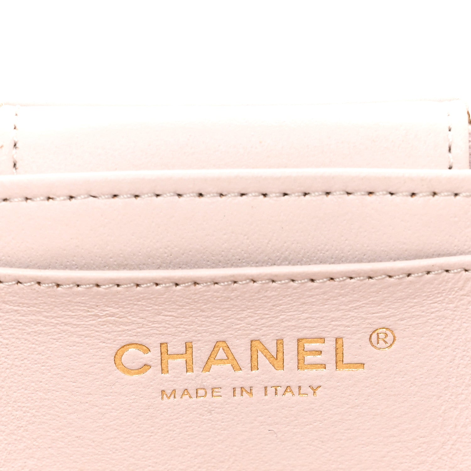 Lambskin Quilted Trendy Vanity Case Lilac