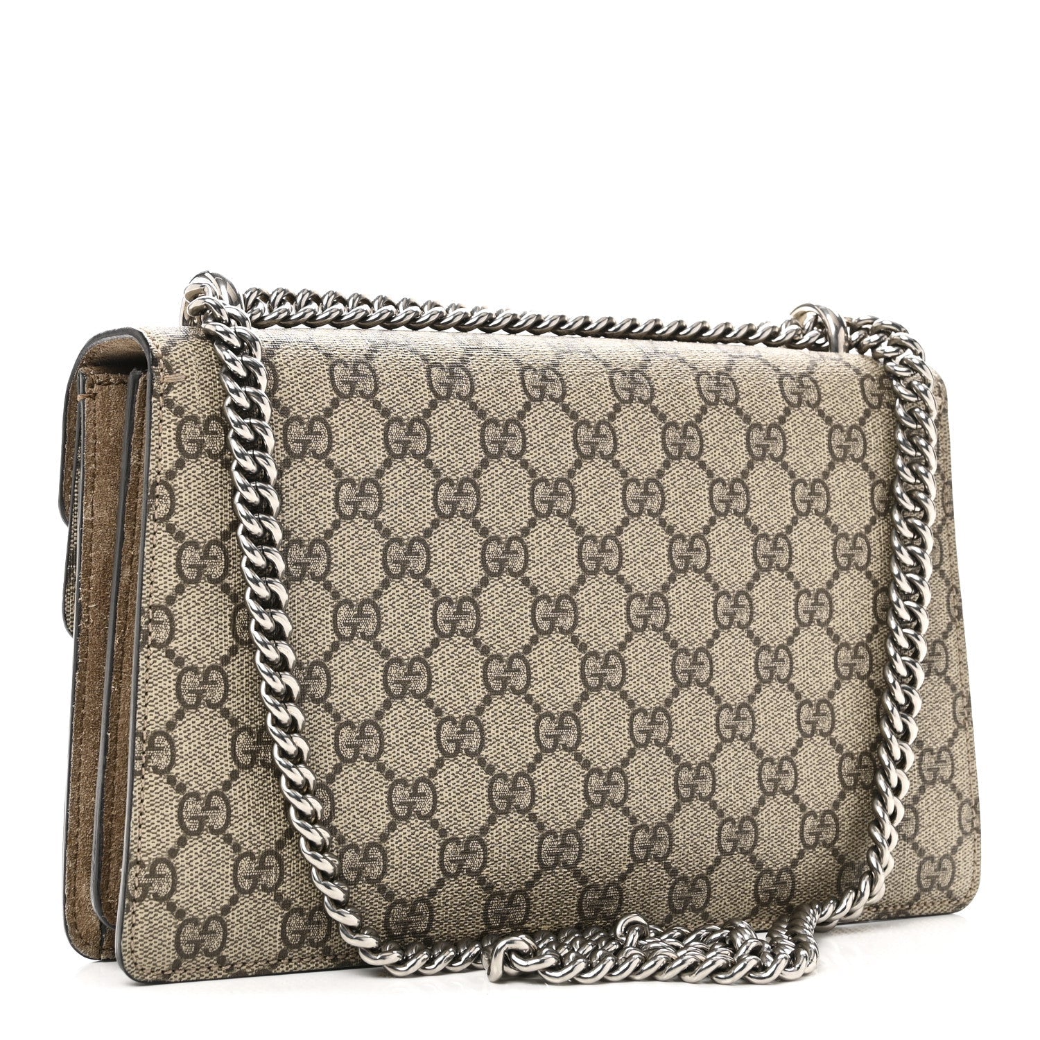 GG Supreme Monogram Small Dionysus Shoulder Bag Taupe