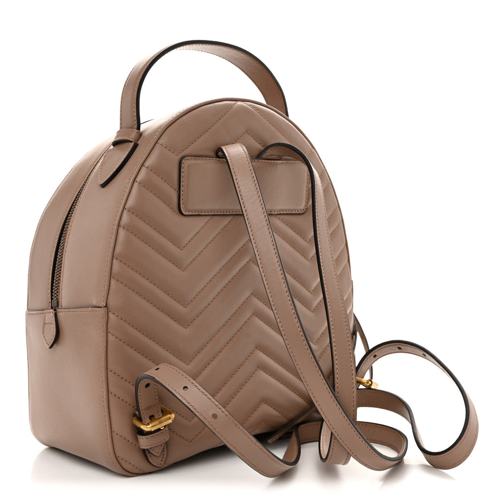 Calfskin Matelasse GG Marmont Backpack Porcelain Rose