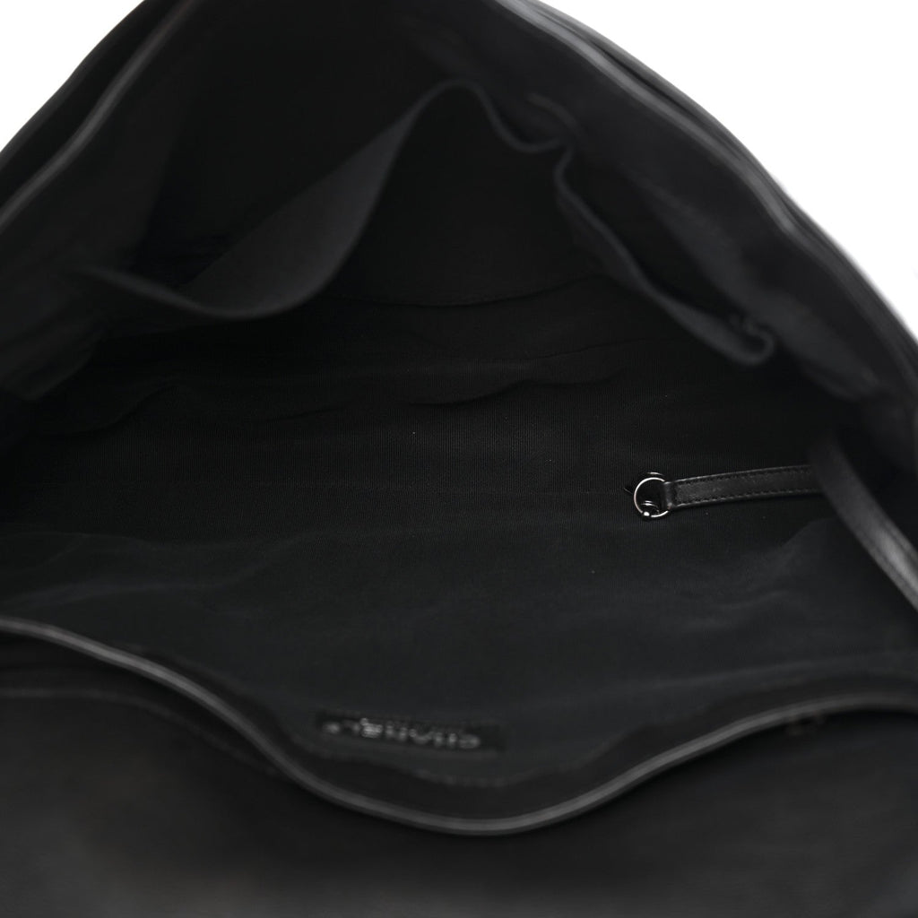 Calfskin Large Boy Reverso Flap Black