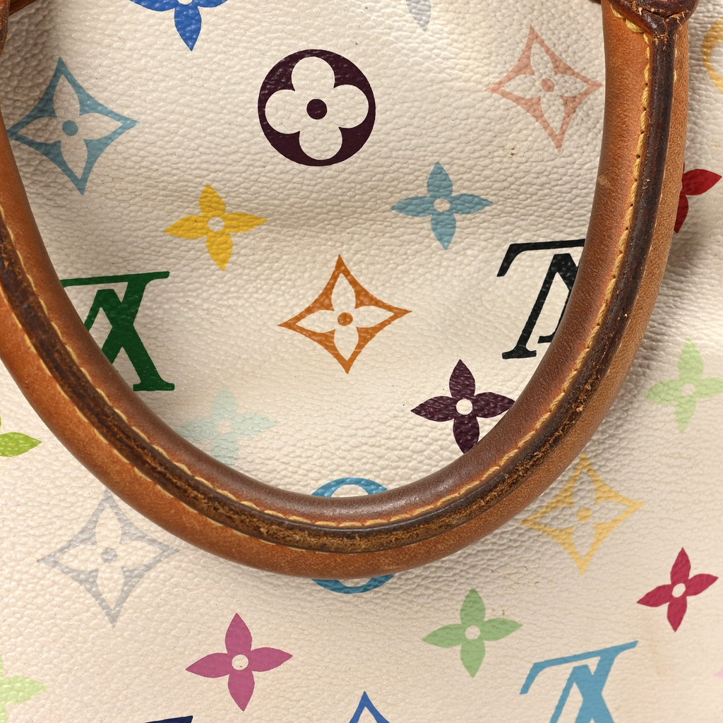 Monogram Multicolor Speedy 30 White