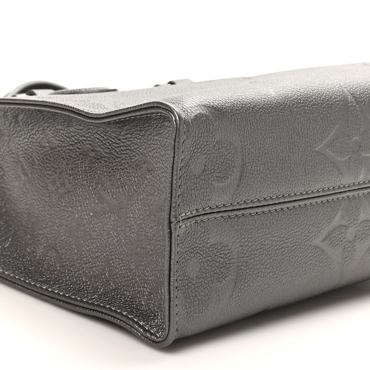 Metallic Empreinte Monogram Giant Onthego PM Gun Metal