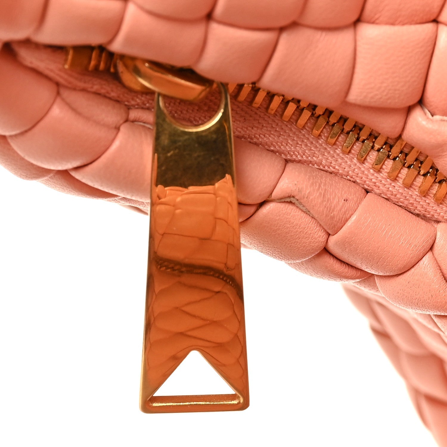 Lambskin Padded Intrecciato Mini Jodie Peachy