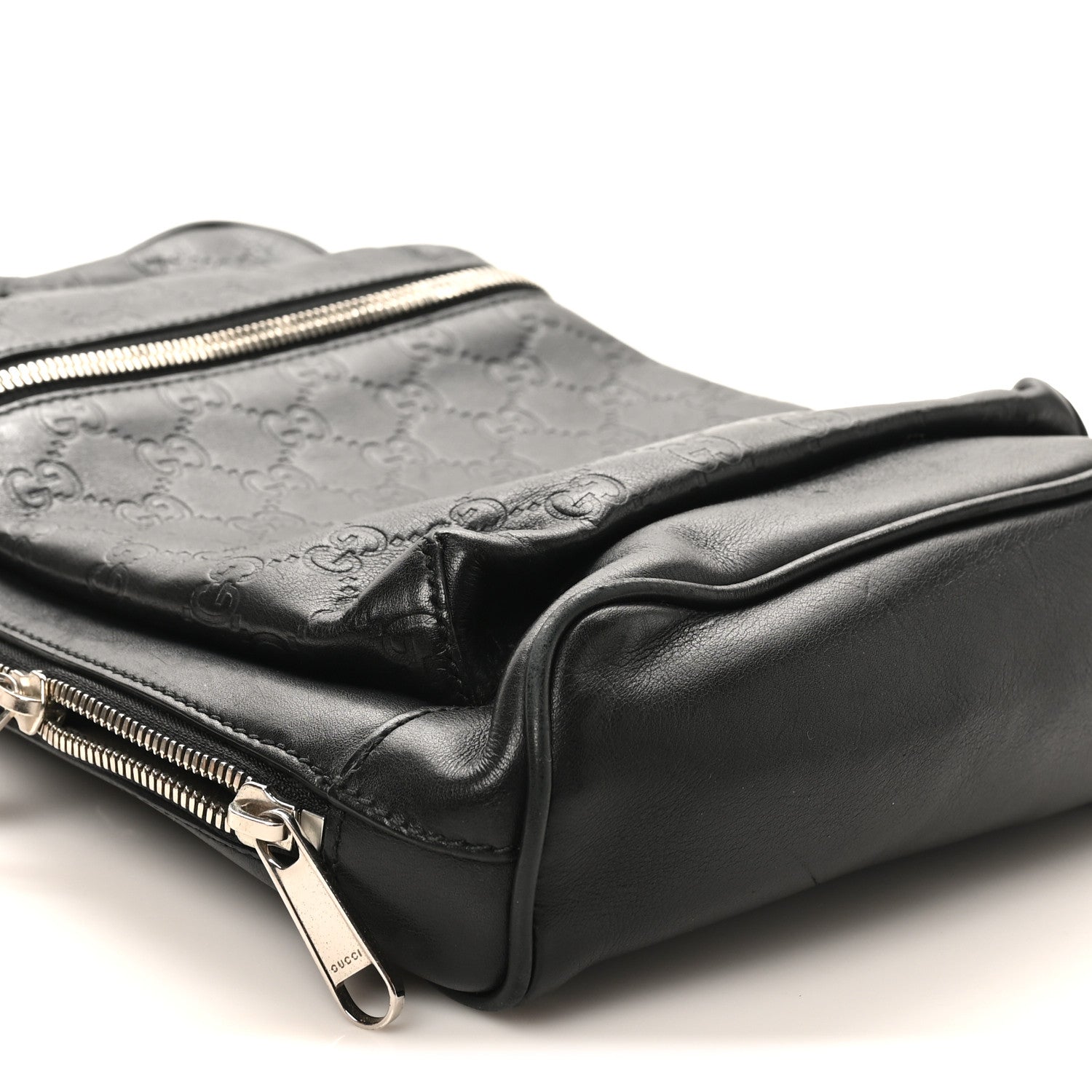 Guccissima Sling Backpack Black