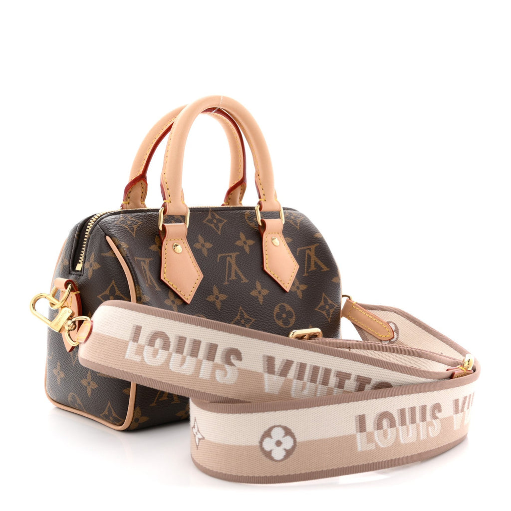 Monogram Speedy Bandouliere 20 Beige