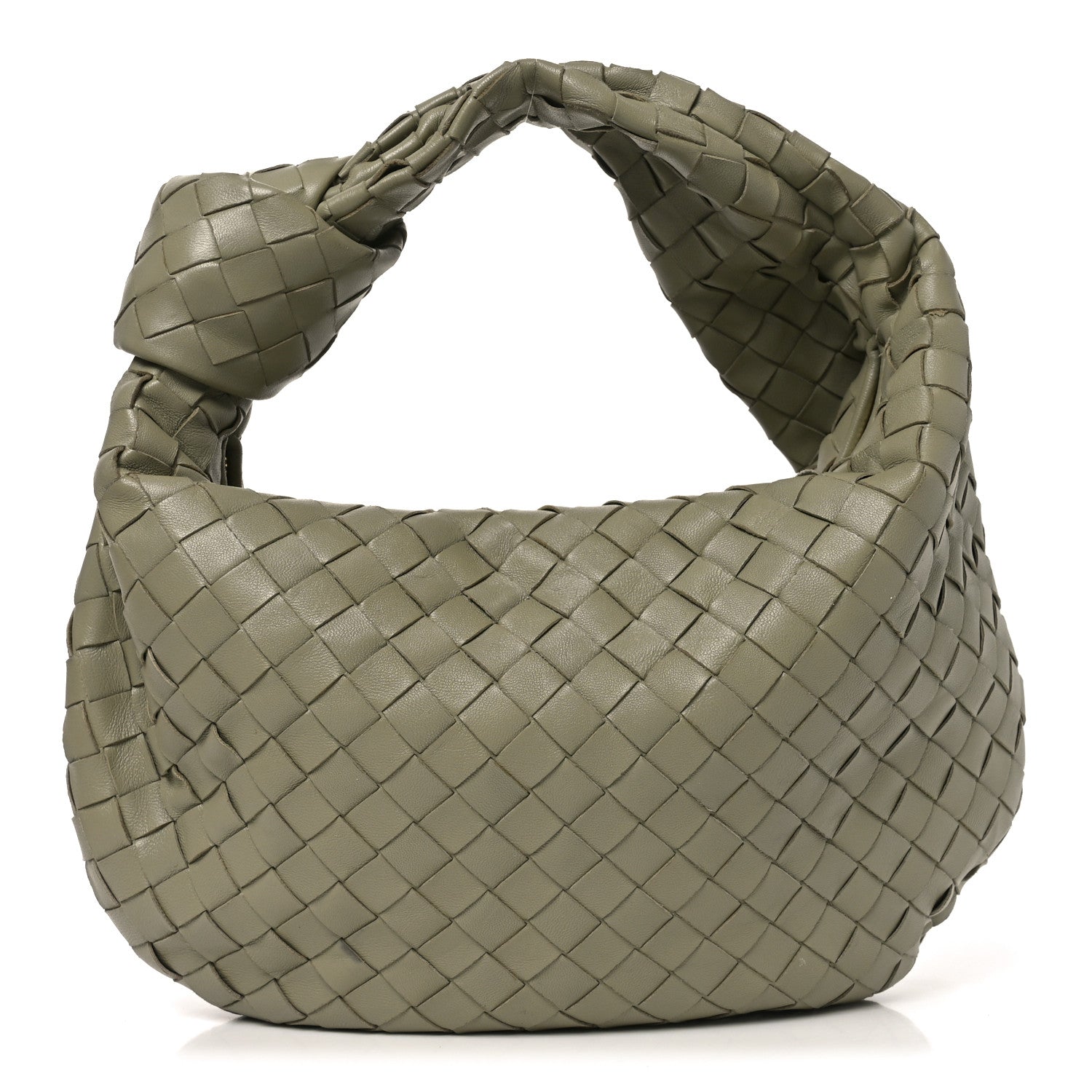 Nappa Intrecciato Teen Jodie Hobo Travertine