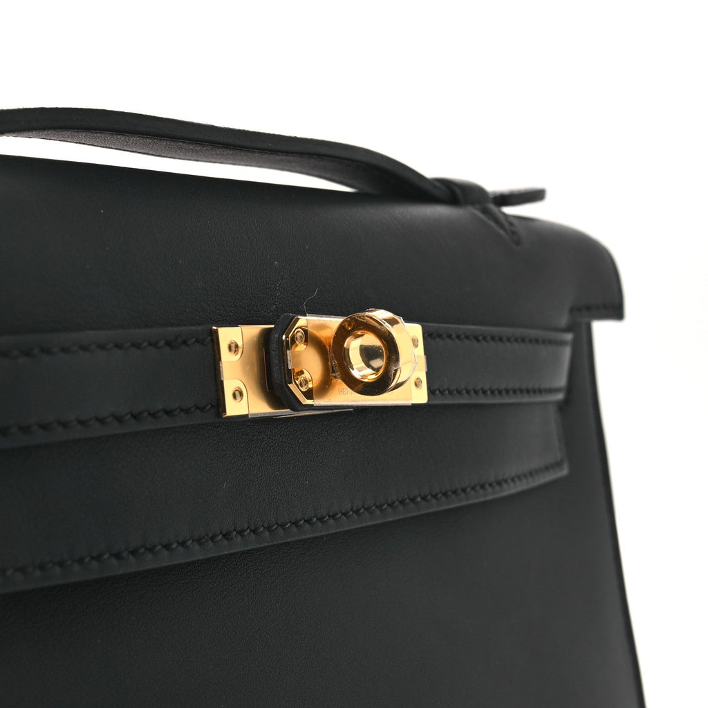 Swift Kelly Pochette Clutch Black