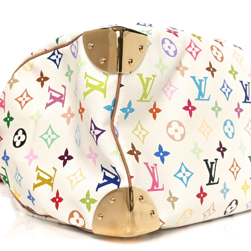 Monogram Multicolor Speedy 30 White