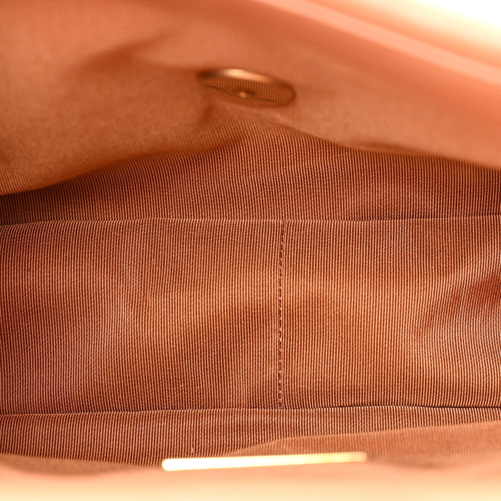 Lambskin Quilted Medium Chanel 19 Flap Brown