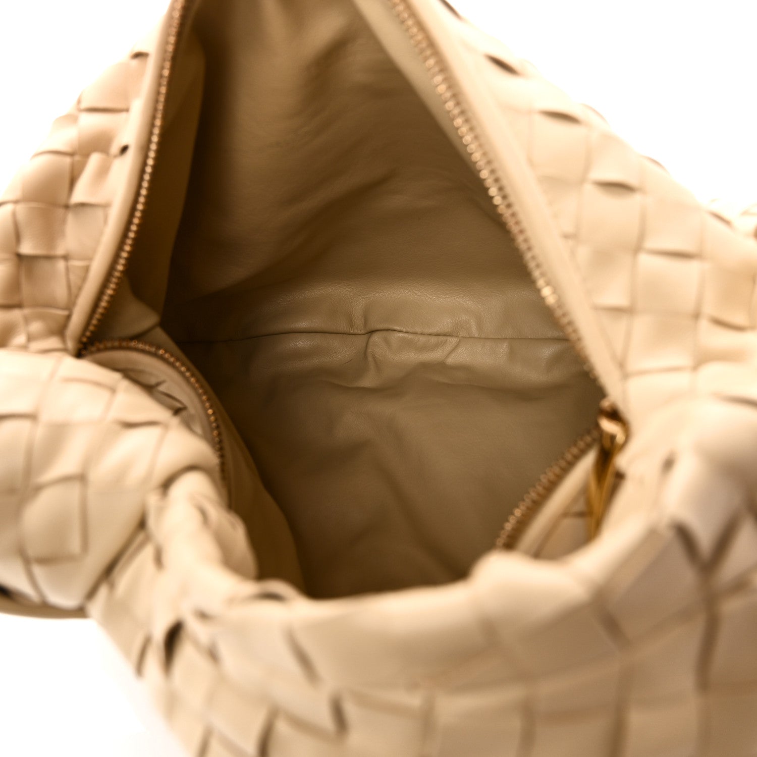 Nappa Intrecciato Teen Jodie Hobo Porridge