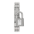 Stainless Steel Diamond Pave 16mm Kelly Quartz Watch