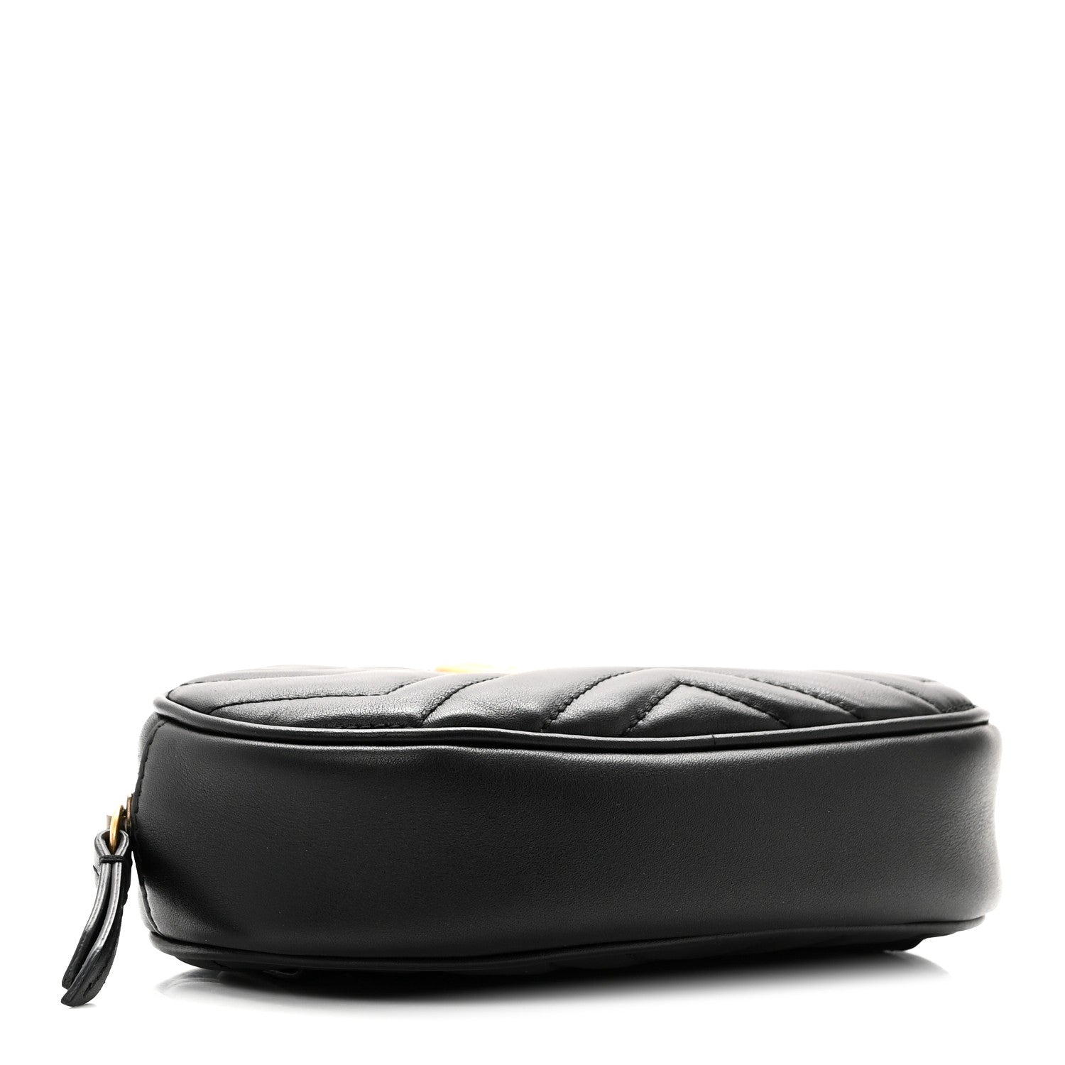 Calfskin Matelasse GG Marmont Belt Bag 85 34 Black
