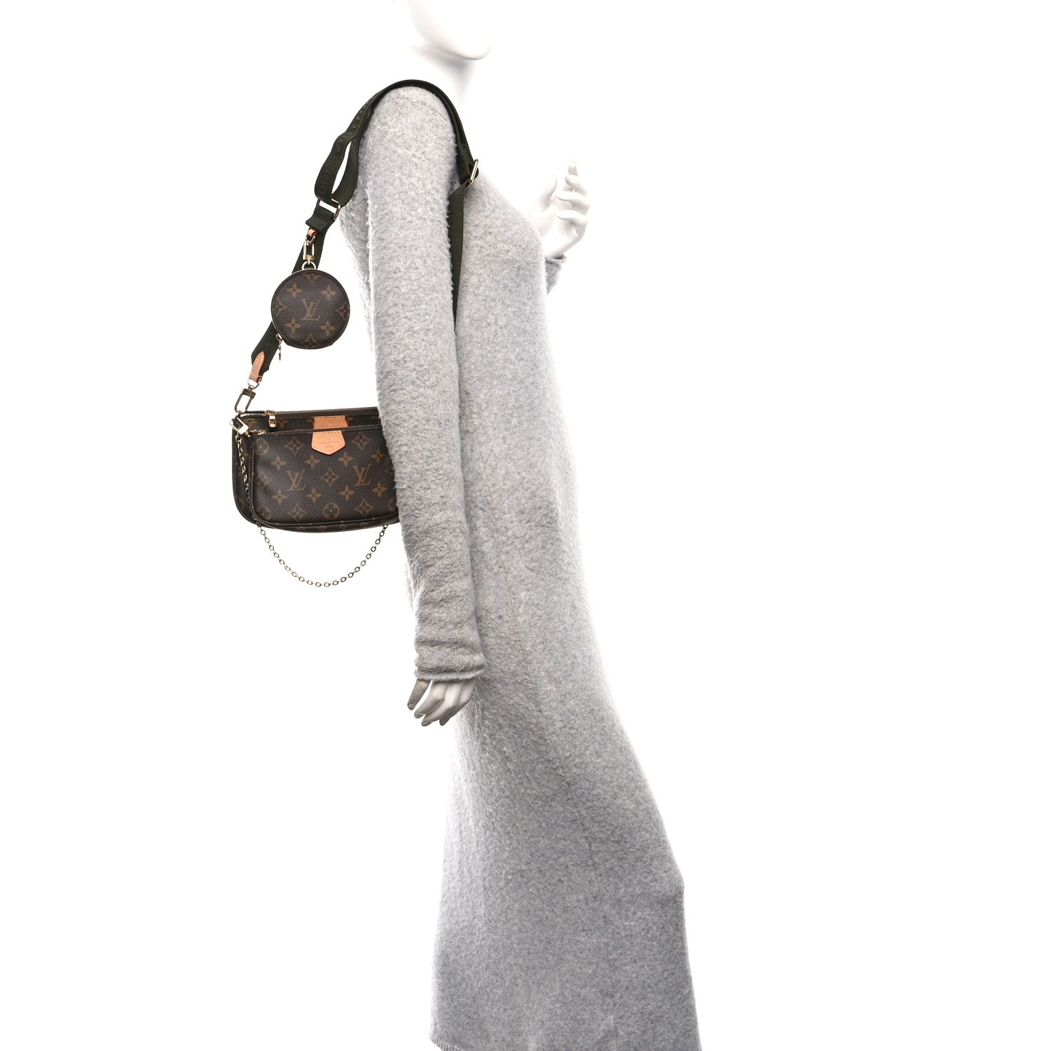 Monogram Multi Pochette Accessories Kaki