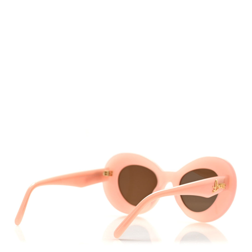 Acetate Curvy Round Sunglasses LW40112I Pink