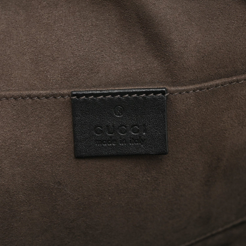 Guccissima Sling Backpack Black