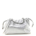 Metallic Nappa Donut Chain Flamenco Knot Silver