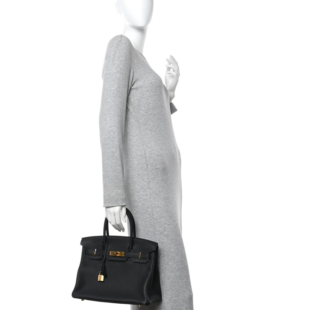 Togo Birkin 30 Black