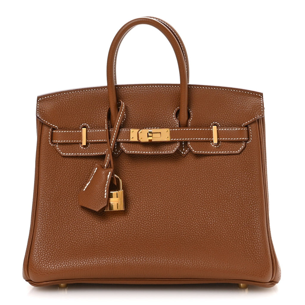 Togo Birkin 25 Gold