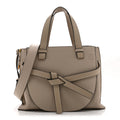 Calfskin Mini Gate Tote Light Oat