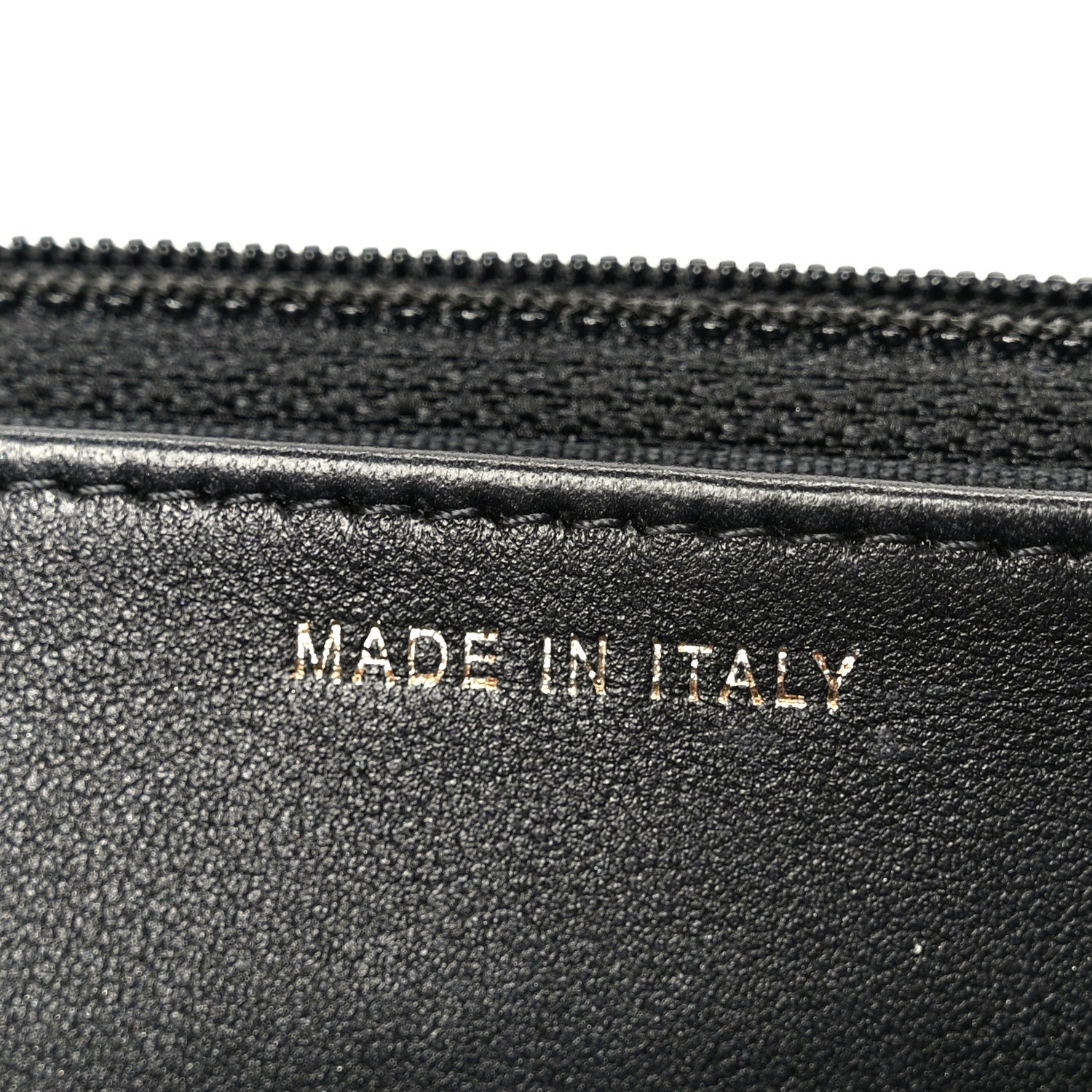 Lambskin Quilted Trendy CC Wallet On Chain WOC Black