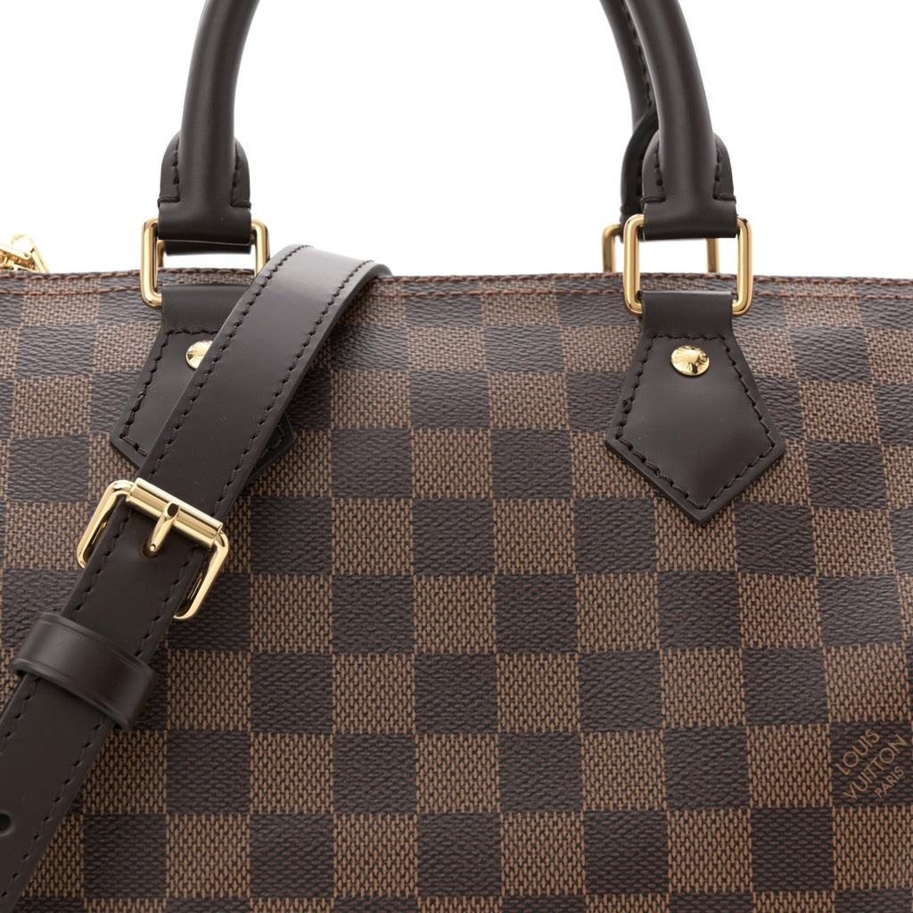 Damier Ebene Speedy Bandouliere 25