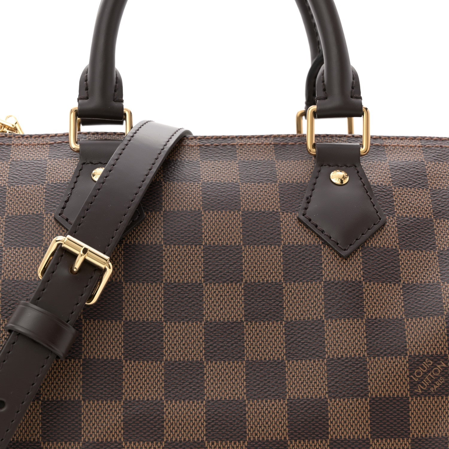 Damier Ebene Speedy Bandouliere 25