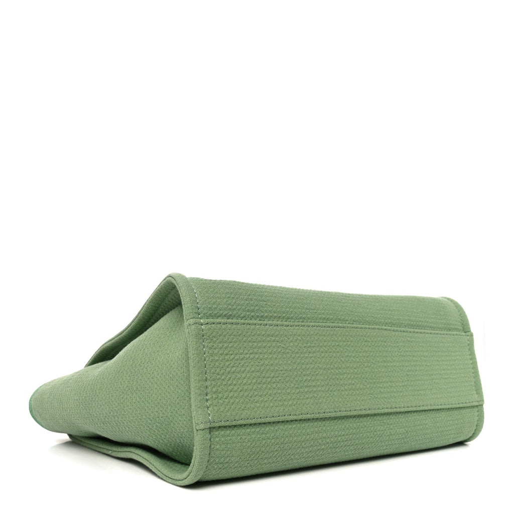 Mixed Fibers Small Deauville Tote Green