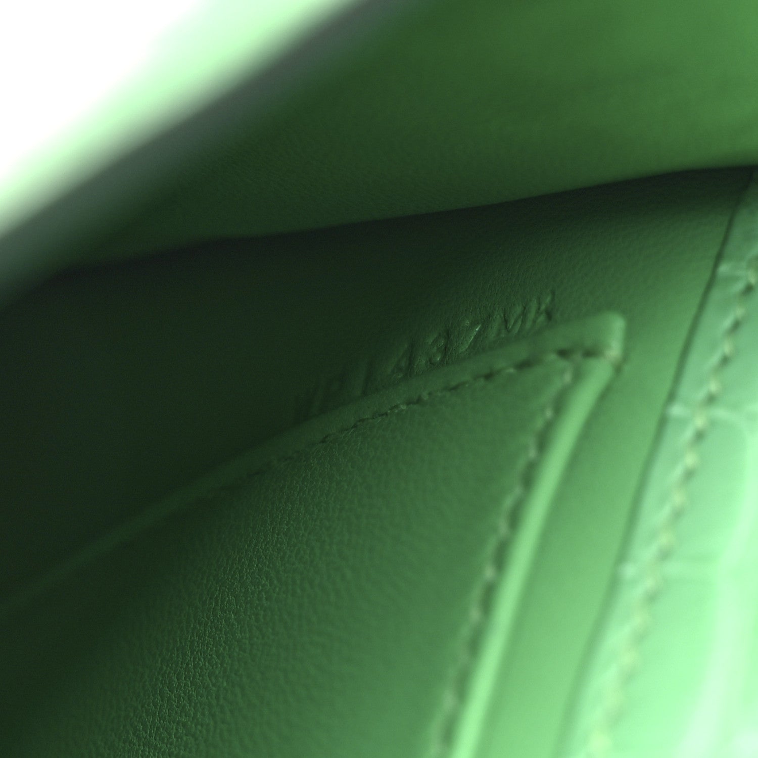 Matte Alligator Kelly Pochette Vert Comics