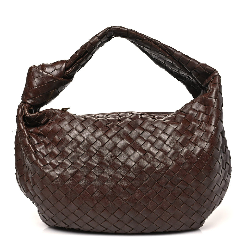 Nappa Intrecciato Small Jodie Brown