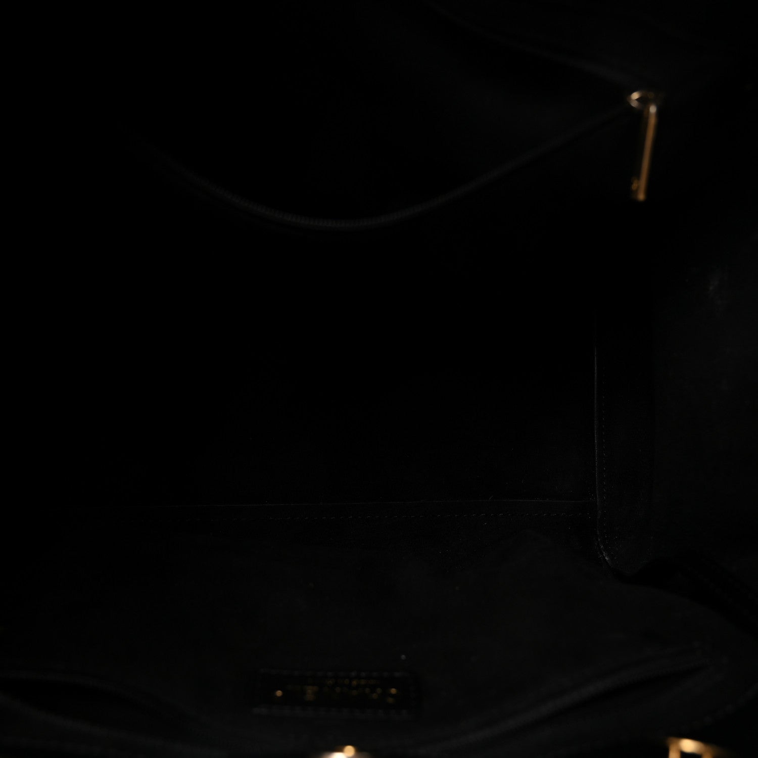 Caviar Small Studded Deauville Tote Black