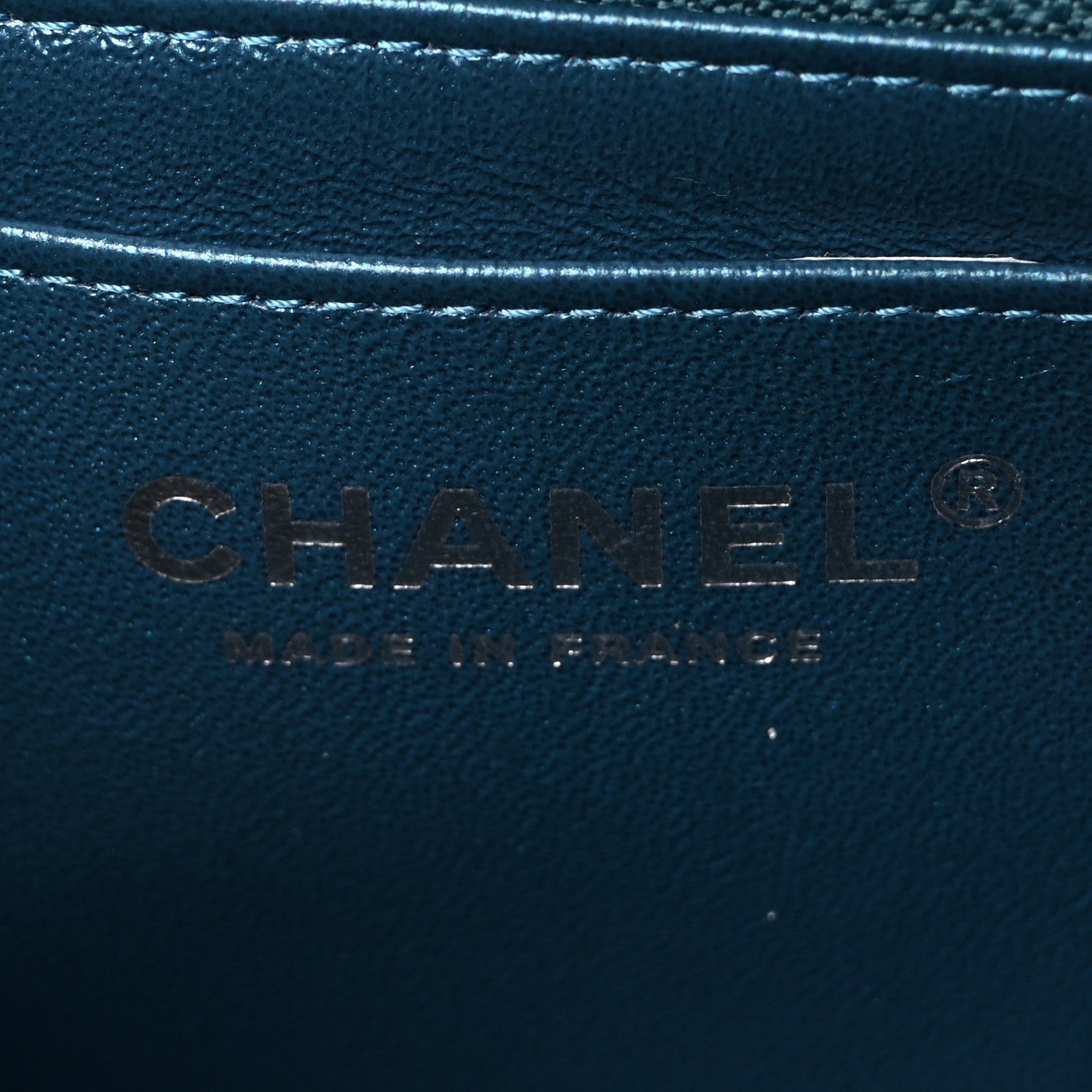 Metallic Sheepskin Quilted 2.55 Reissue Mini Flap Blue