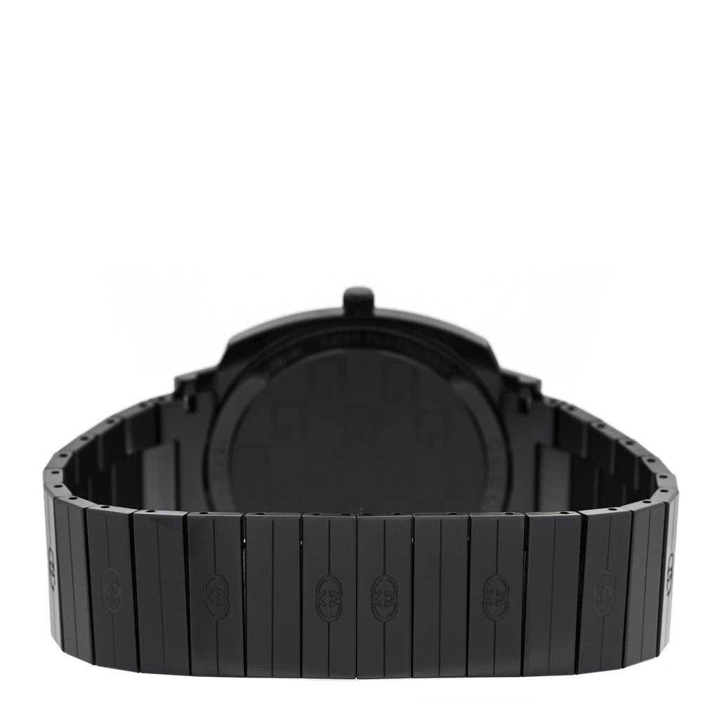 PVD Stainless Steel 38mm Grip Quartz Watch Black